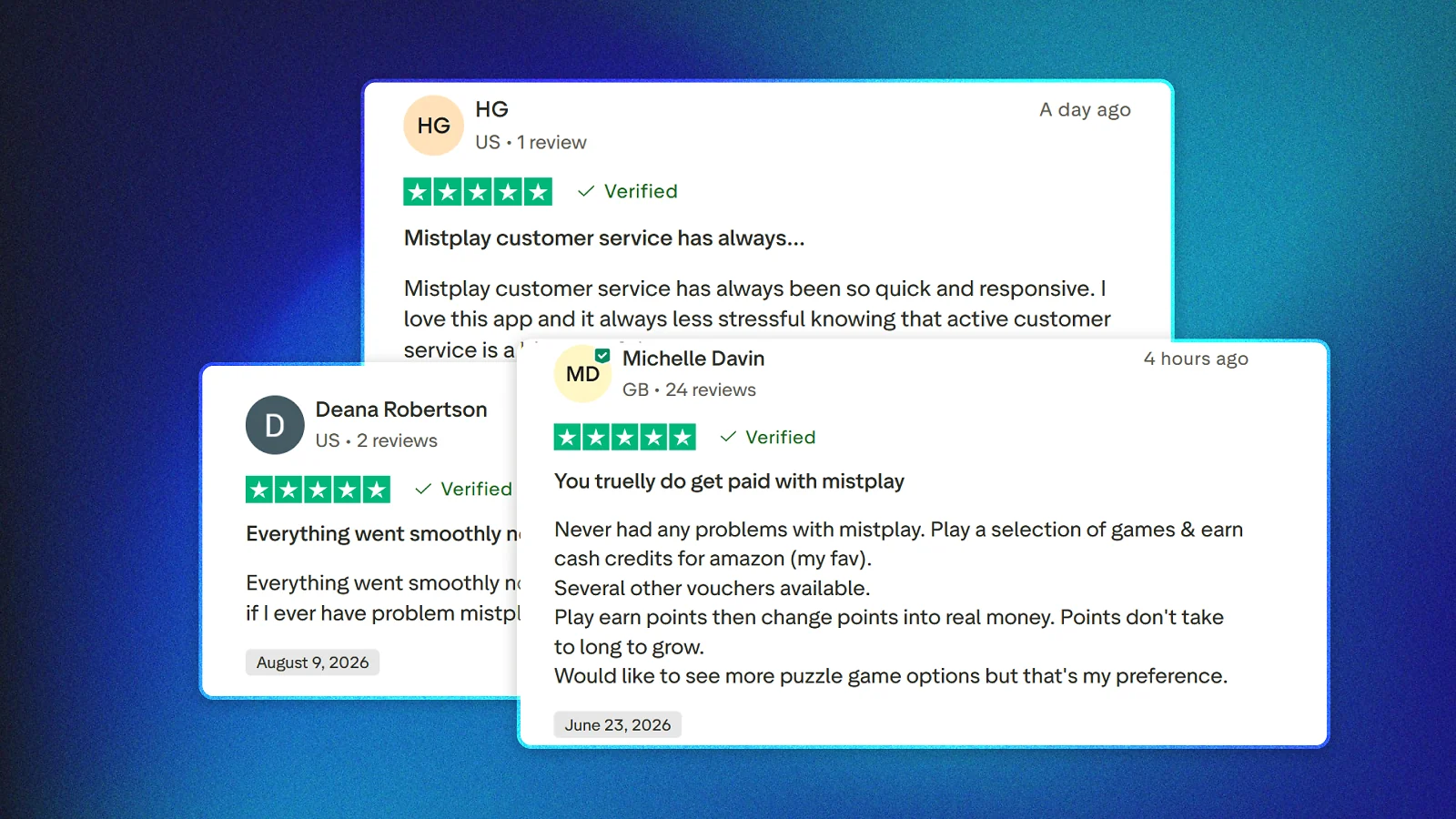 Trustpilot reviews