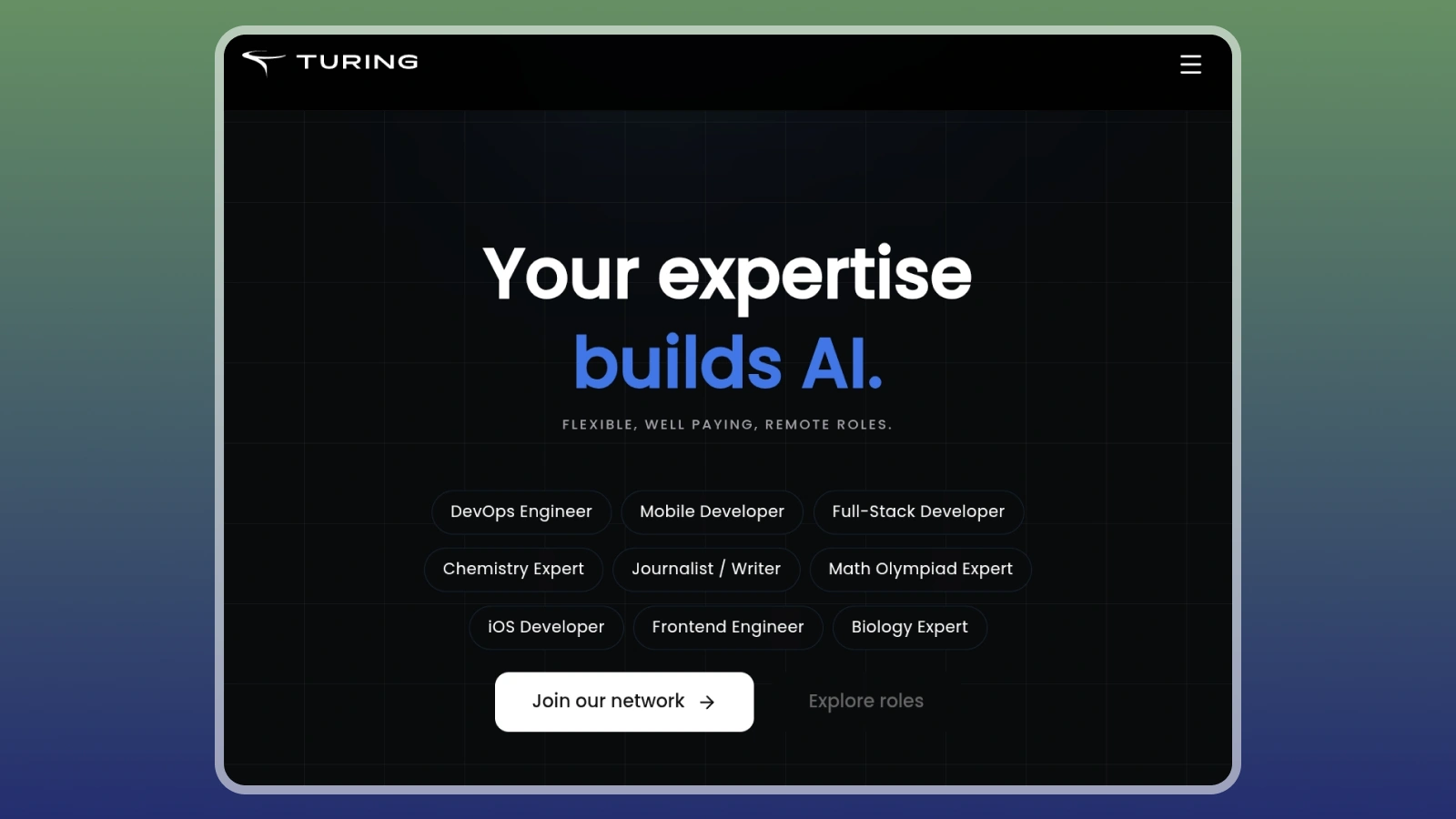 Turing website
