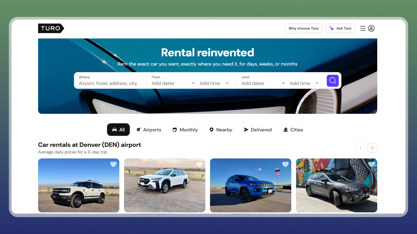 Turo website