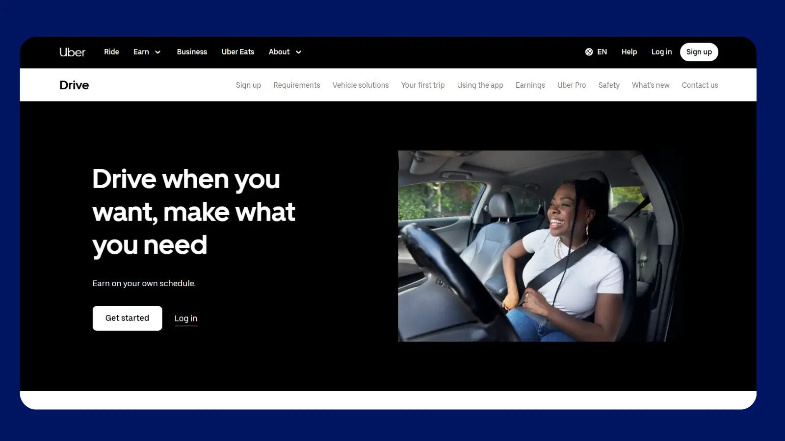 uber website