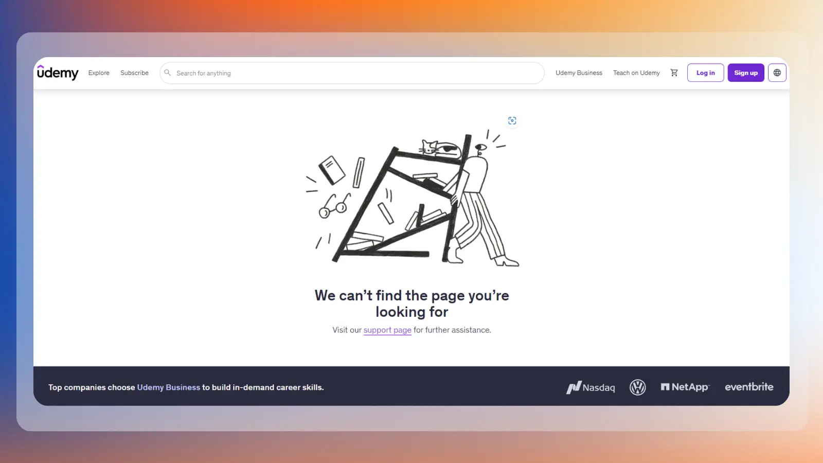 udemy website showing online courses and learning resources