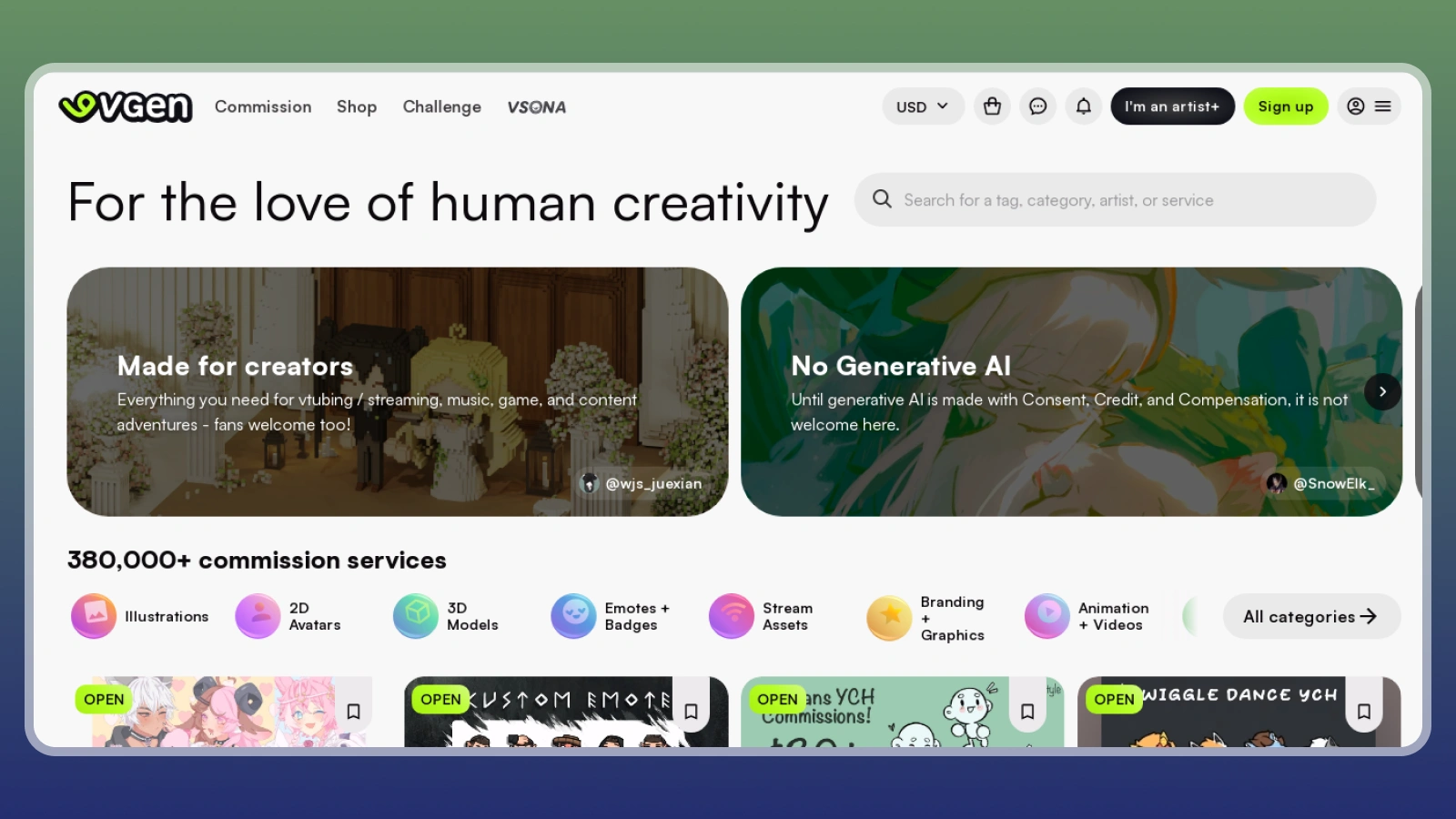 VGen website