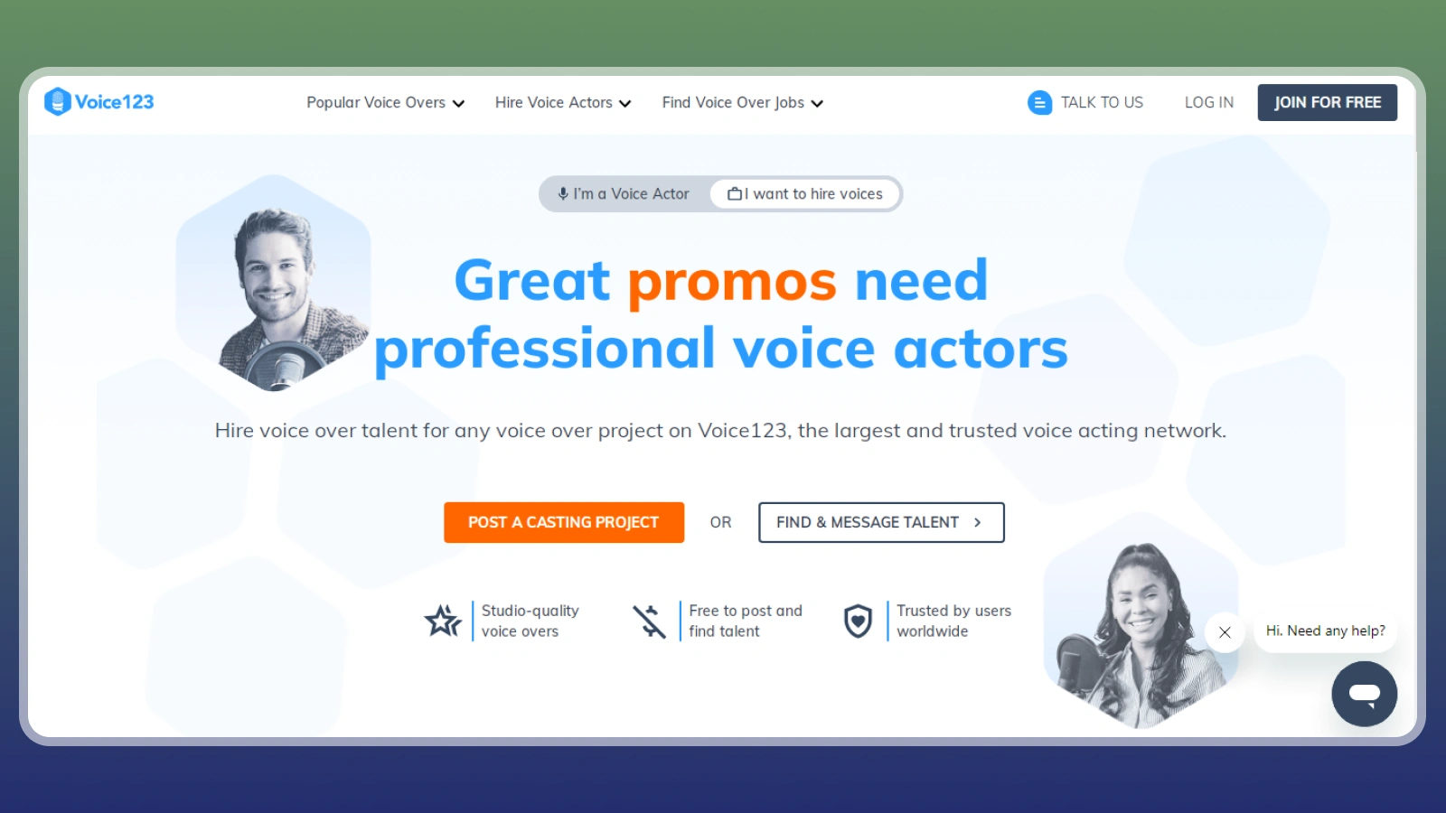 website Voice123