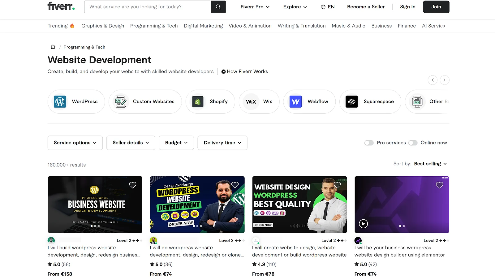fiverr website