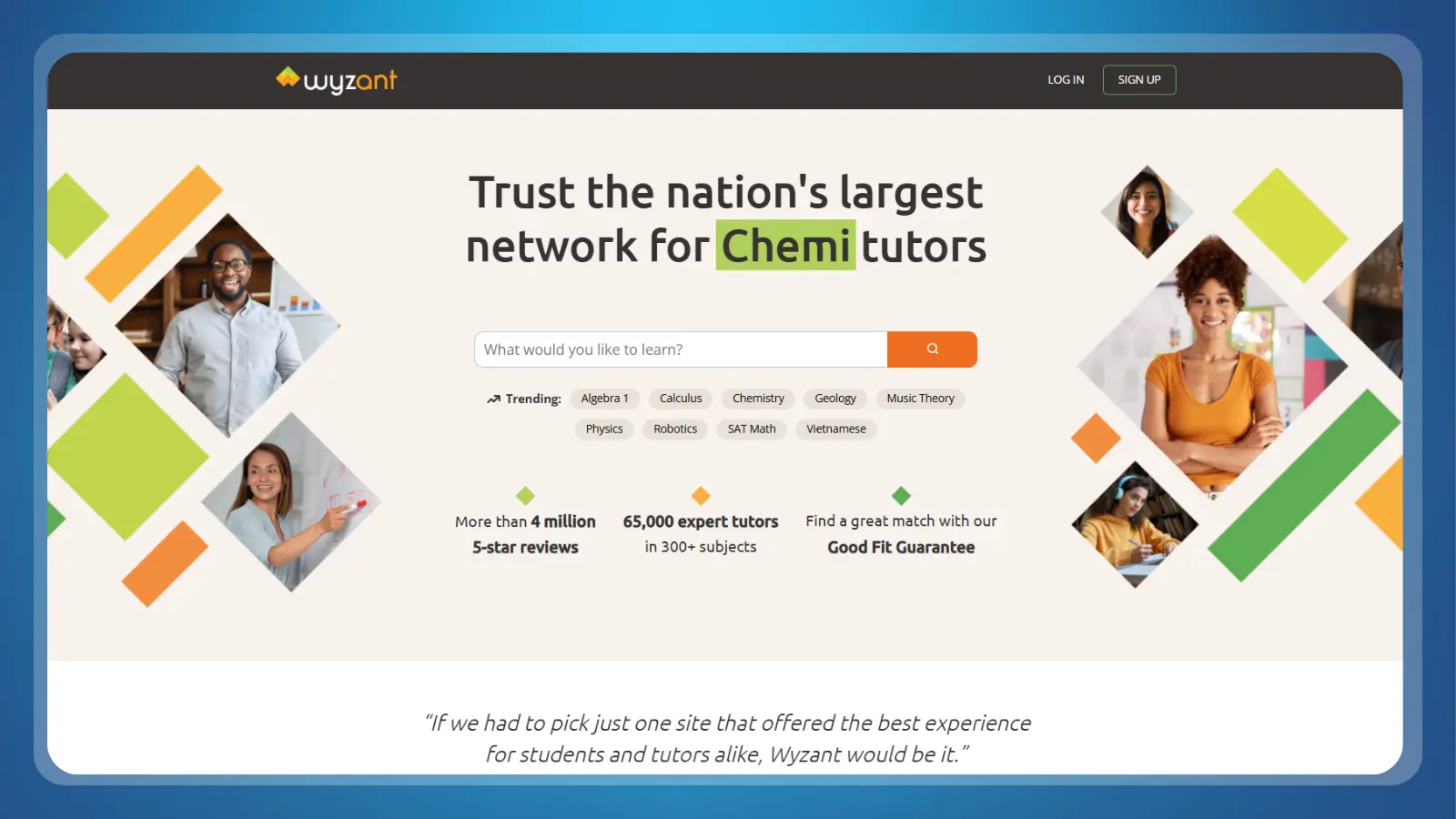 wyzant website