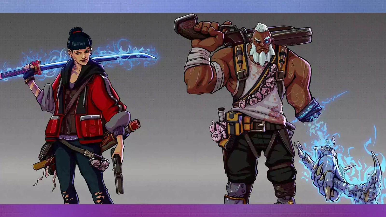 Character examples for a game