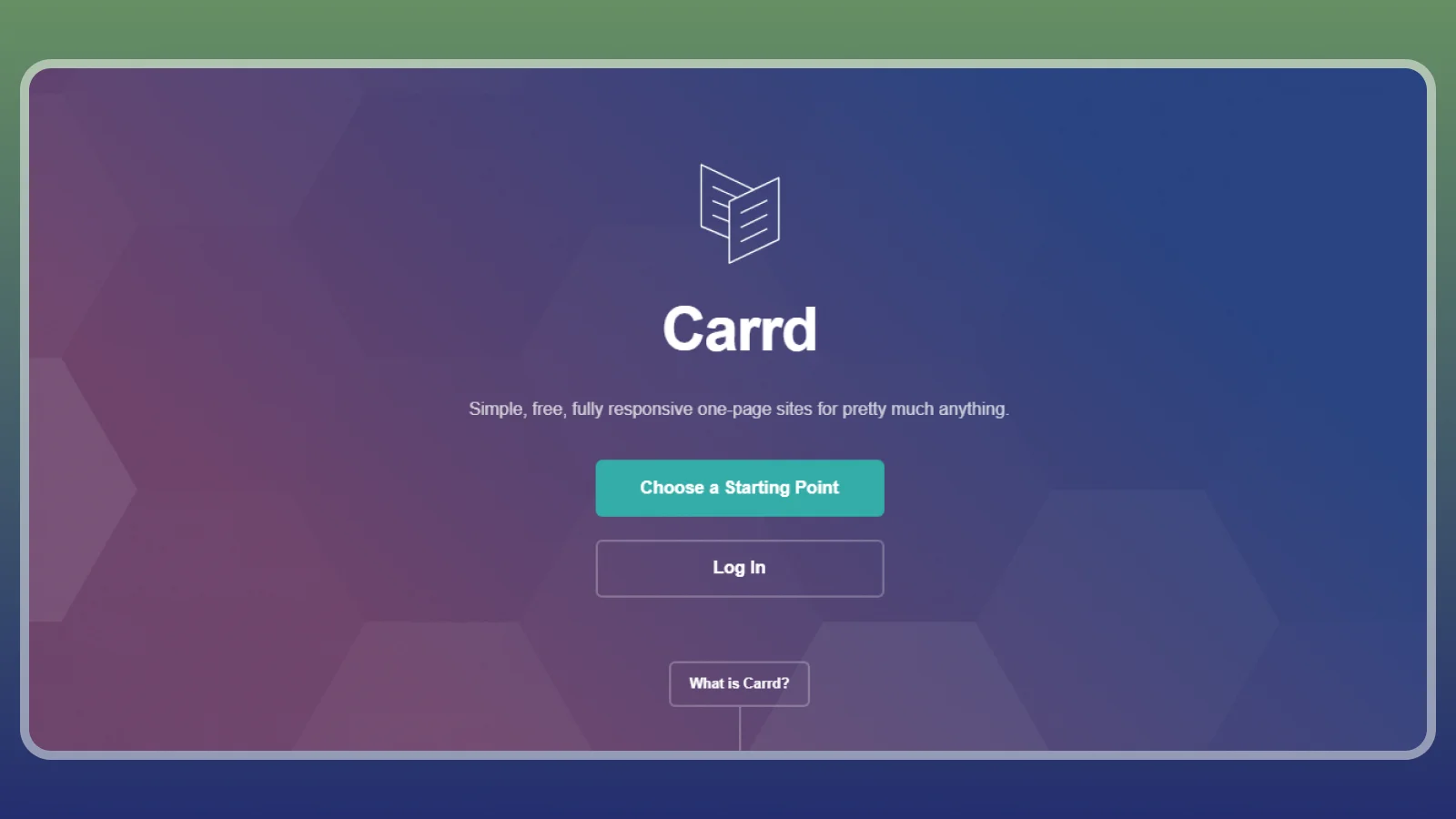 Carrd website
