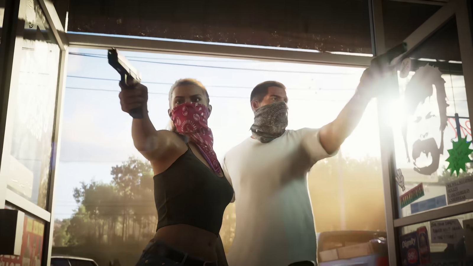 GTA VI masked duo store robbery