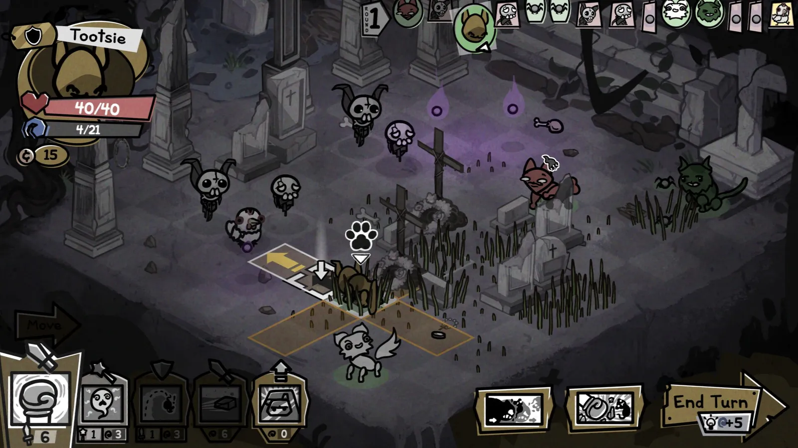 Mewgenics tootsie graveyard boss battle