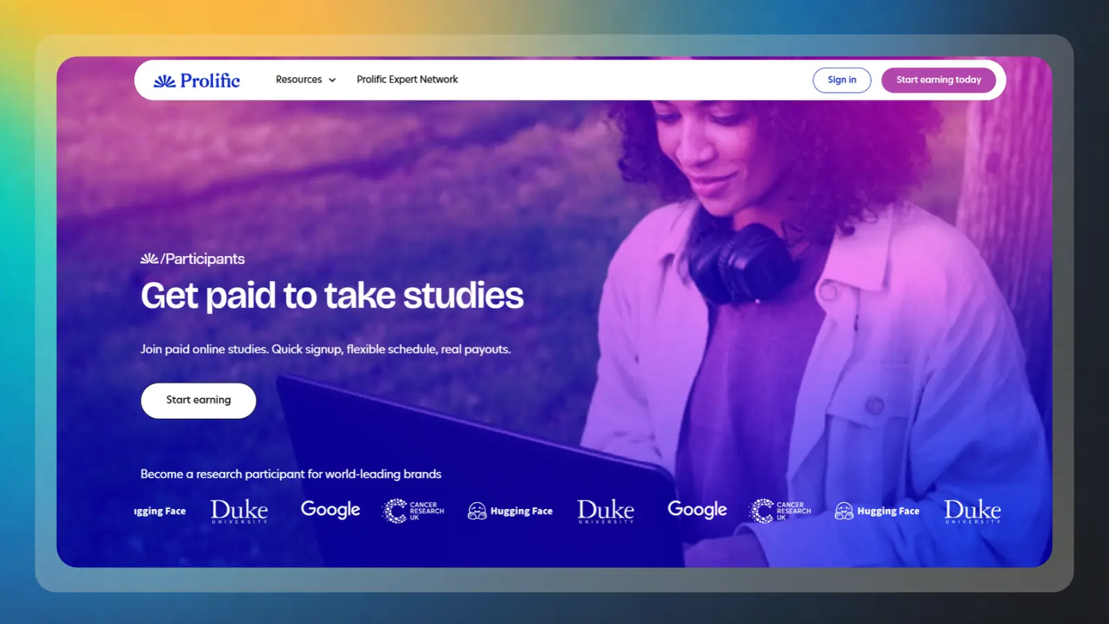 Prolific website