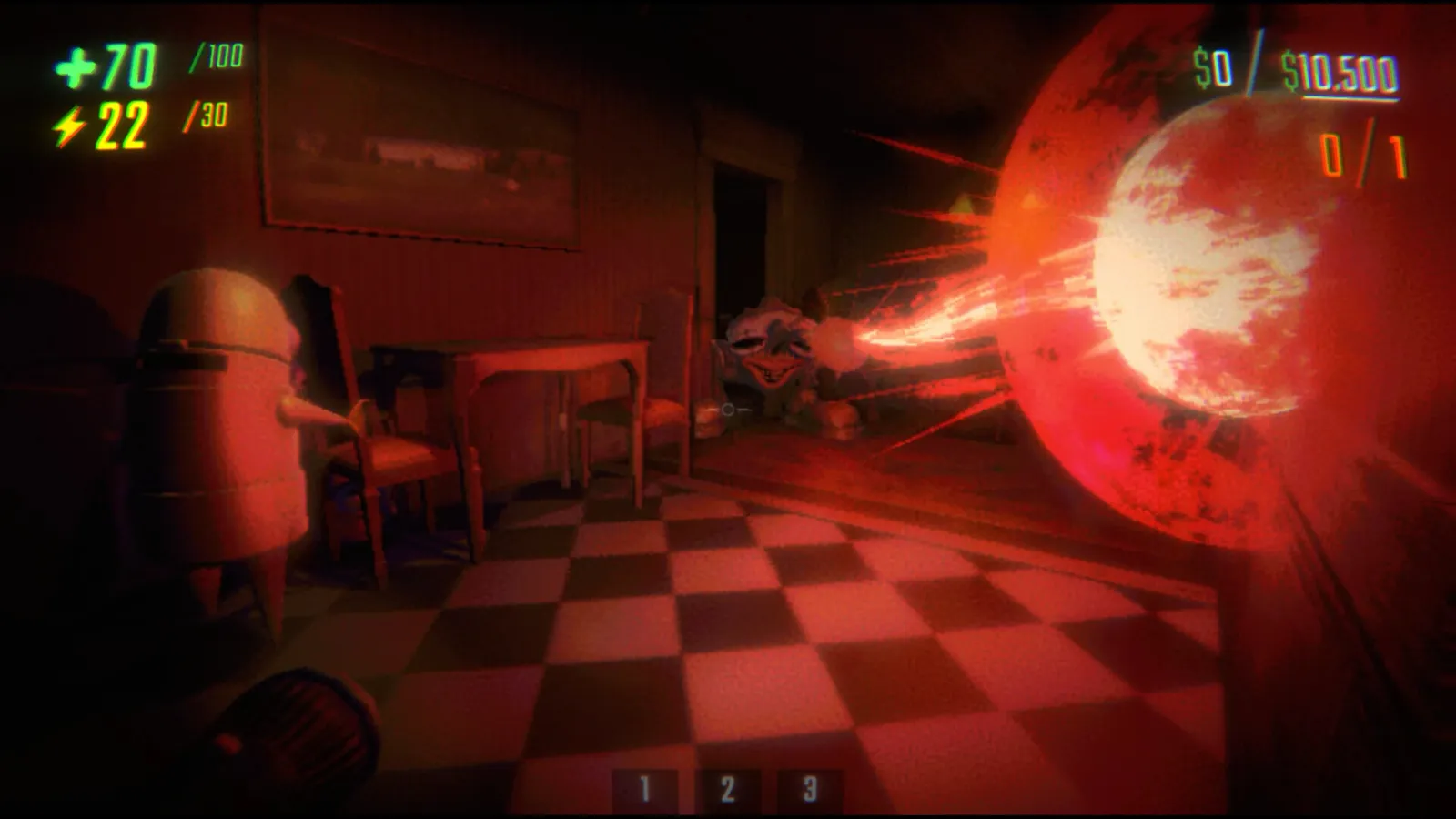 Repo fireball explosion hallway scare