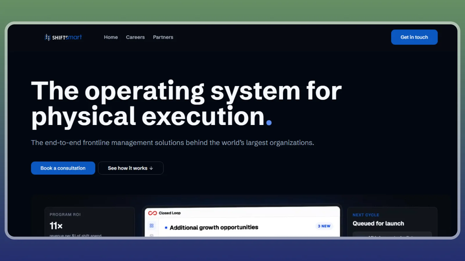 Shiftsmart website