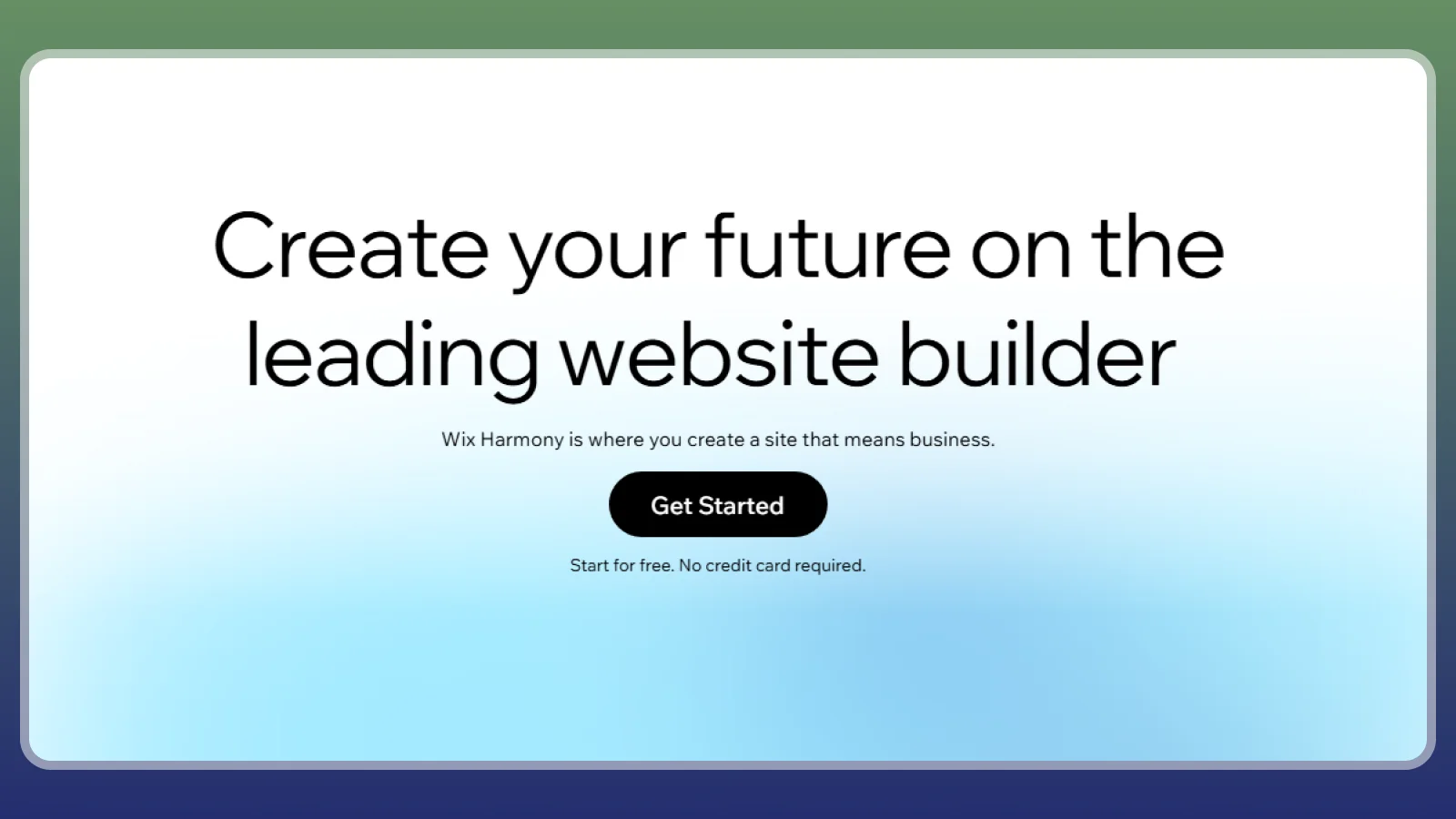 Wix website