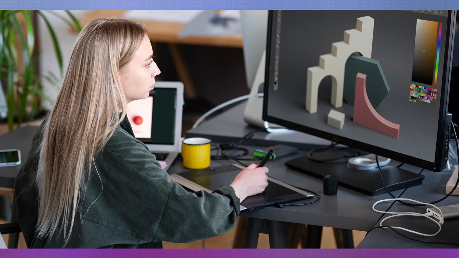 Animator at work