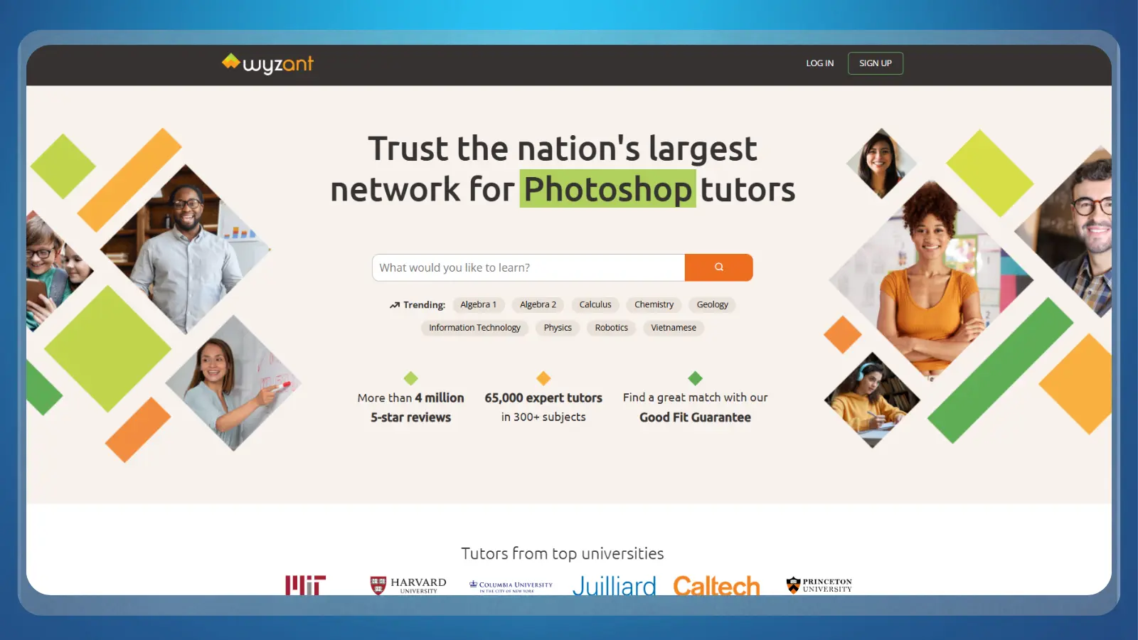 wyzant website