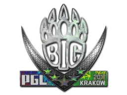Sticker | BIG (Holo) | Krakow 2017