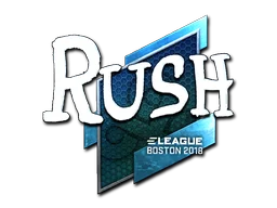 Sticker | RUSH (Foil) | Boston 2018