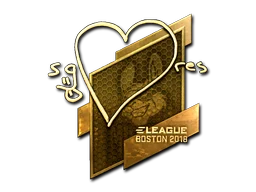 Sticker | seang@res (Gold) | Boston 2018