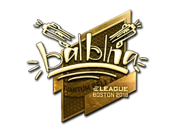 Sticker | balblna (Gold) | Boston 2018