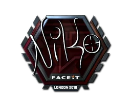Sticker | NiKo (Foil) | London 2018