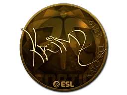 Sticker | KRIMZ (Gold) | Katowice 2019
