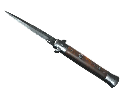 Stiletto Knife | Damascus Steel