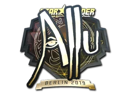 Sticker | allu (Gold) | Berlin 2019