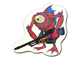 Sticker | Red Cyclawps