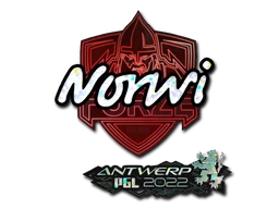 Sticker | Norwi (Glitter) | Antwerp 2022