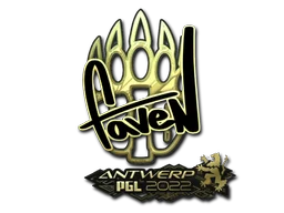 Sticker | faveN (Gold) | Antwerp 2022