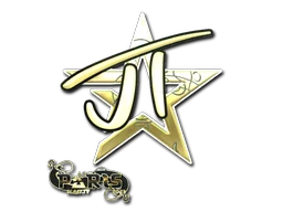 Sticker | JT (Gold) | Paris 2023