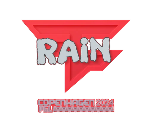 Sticker | rain | Copenhagen 2024