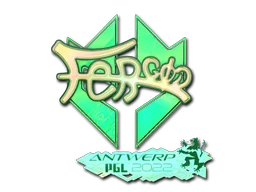 Sticker | fer (Holo) | Antwerp 2022