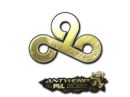 Sticker | Cloud9 (Gold) | Antwerp 2022