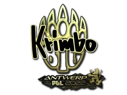 Sticker | Krimbo (Gold) | Antwerp 2022