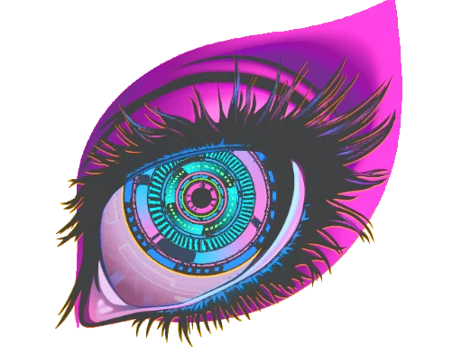 Sticker | Dystopian Gaze (Lenticular)
