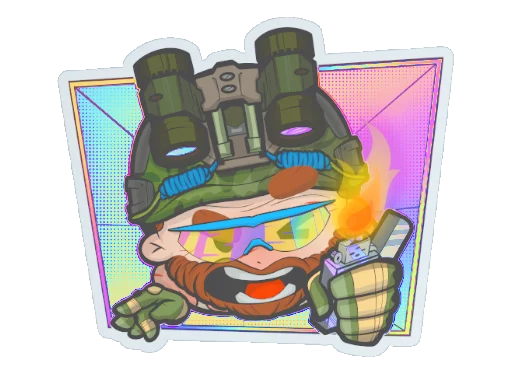 Sticker | Try Hard (Holo)