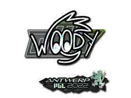 Sticker | WOOD7 (Glitter) | Antwerp 2022