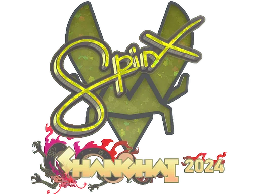 Sticker | Spinx (Glitter) | Shanghai 2024