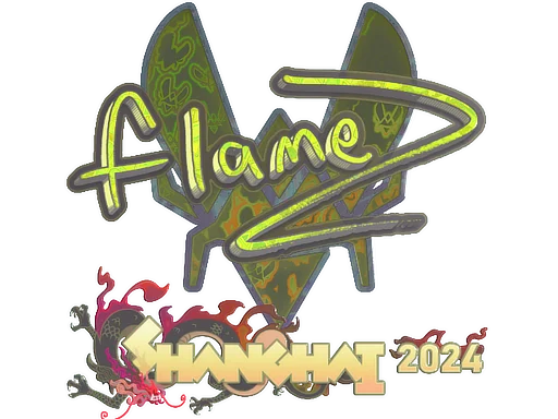 Sticker | FlameZ (Holo) | Shanghai 2024