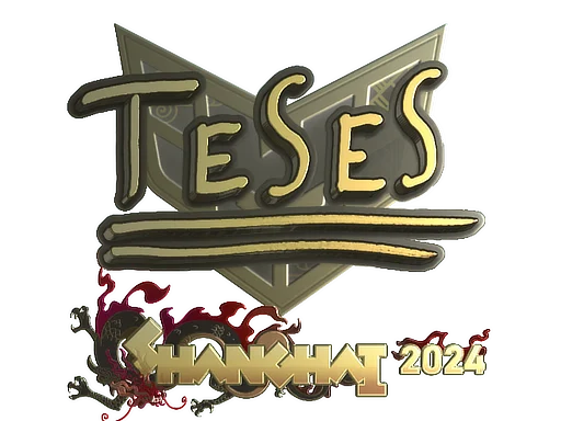Sticker | TeSeS (Gold) | Shanghai 2024