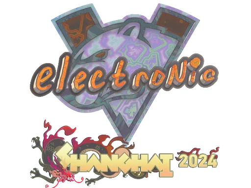 Sticker | electronic (Holo) | Shanghai 2024