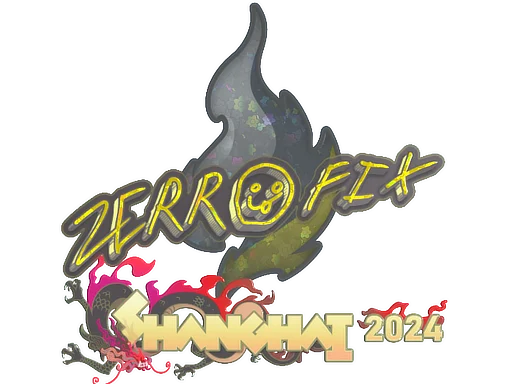 Sticker | zeRRoFIX (Glitter) | Shanghai 2024