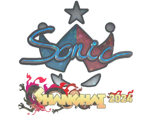 Sticker | Sonic (Glitter) | Shanghai 2024