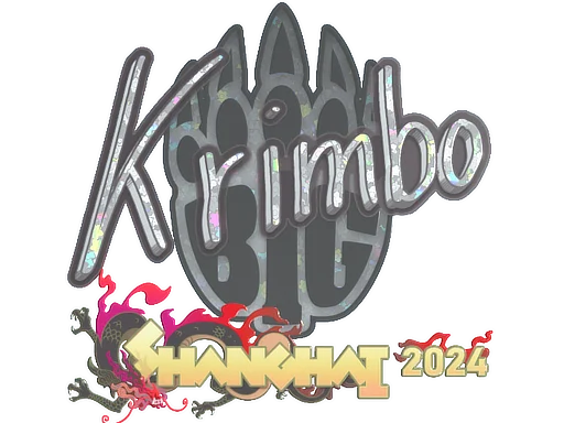 Sticker | Krimbo (Glitter) | Shanghai 2024
