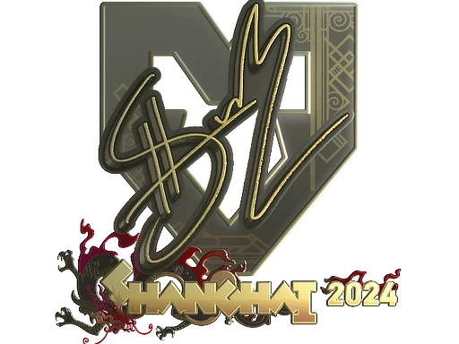 Sticker | siuhy (Gold) | Shanghai 2024