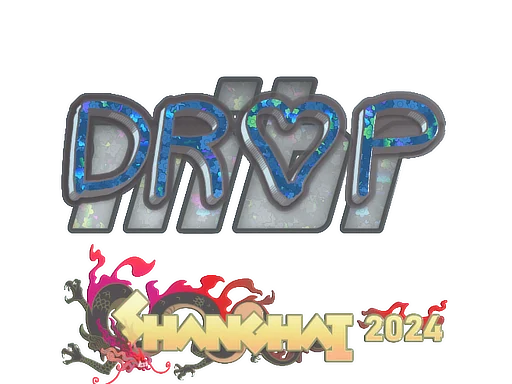 Sticker | drop (Glitter) | Shanghai 2024