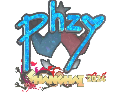 Sticker | phzy (Glitter) | Shanghai 2024