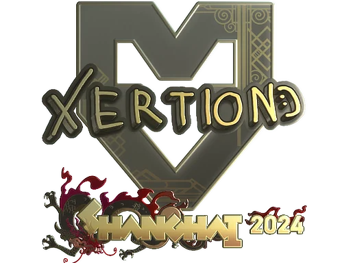 Sticker | xertioN (Gold) | Shanghai 2024