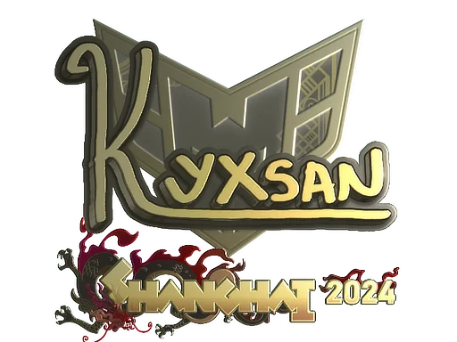 Sticker | kyxsan (Gold) | Shanghai 2024